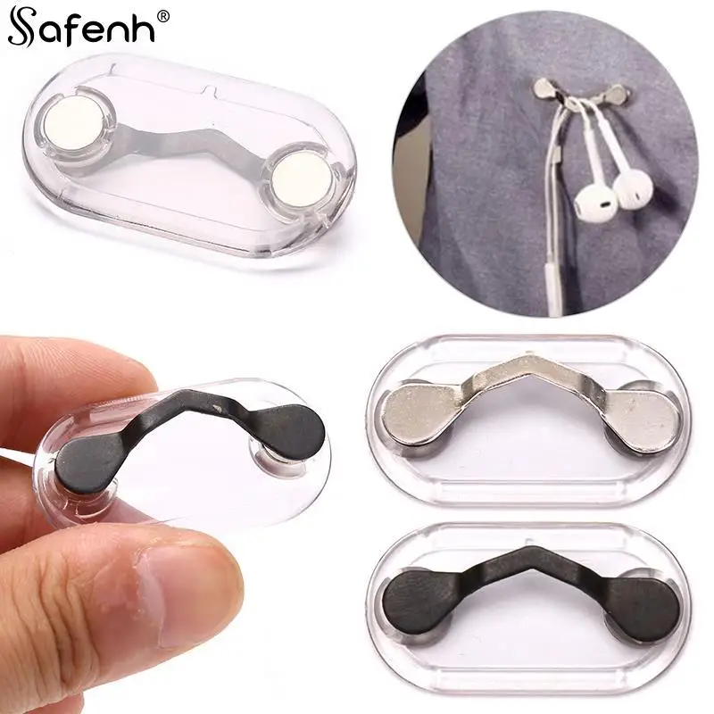 New Fashion Magnetic Hang Eyeglass Holder Clip Brooch Pin Multifunction Magnet Sunglasses Headset Line Clips Clothes Clip Buckle