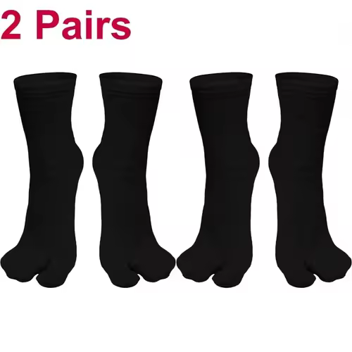 Fashion Japanese Style Tabi Toe Socks for Men Women Summer Fiber Two Finger Socks Kimono Flip Flop Sandal Split Tabi Toe Sock - Image 18