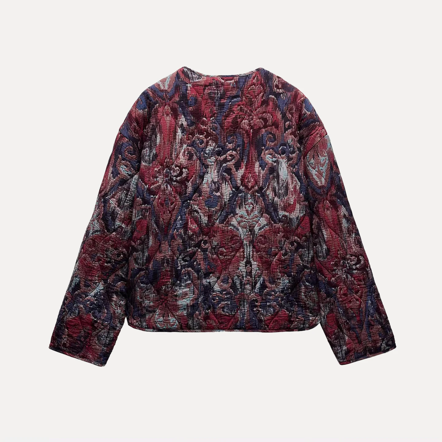 

Z Women's Faion Personali Long Sve Single Button Print Jaet 2025 New Sle Commute Cotton Coat without Hood