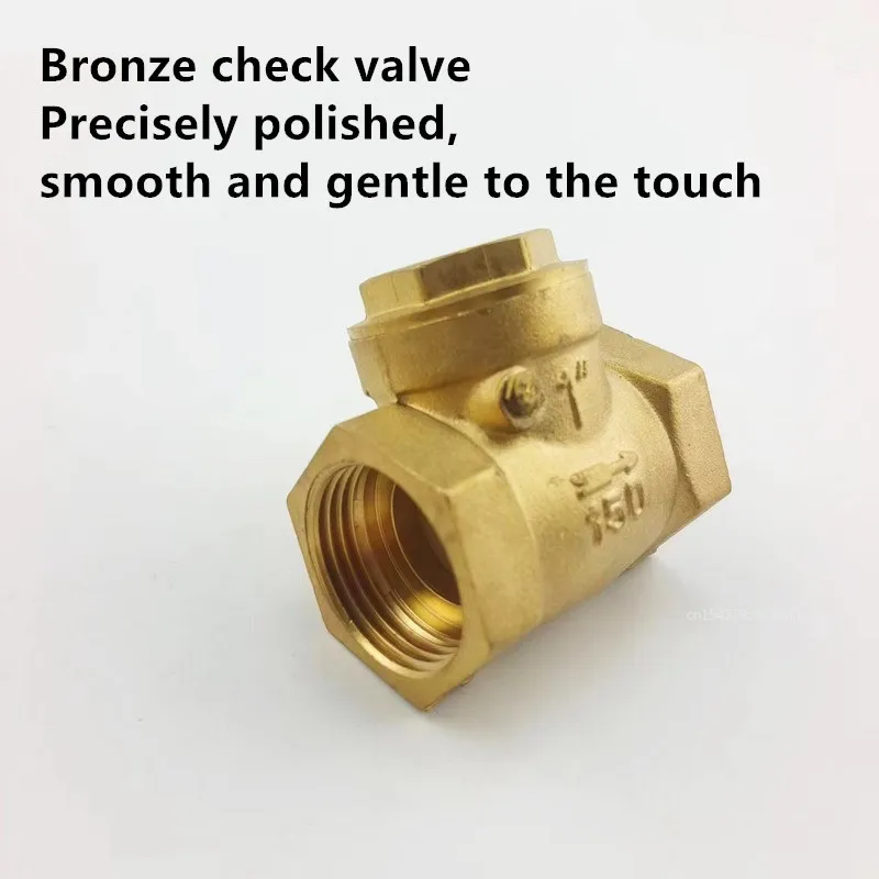 Bronze Check Valve Horizontal Type with Internal Thread and Plate Single-way Water Pipe Reverse Flow Valve DN15 DN20 DN25 DN50