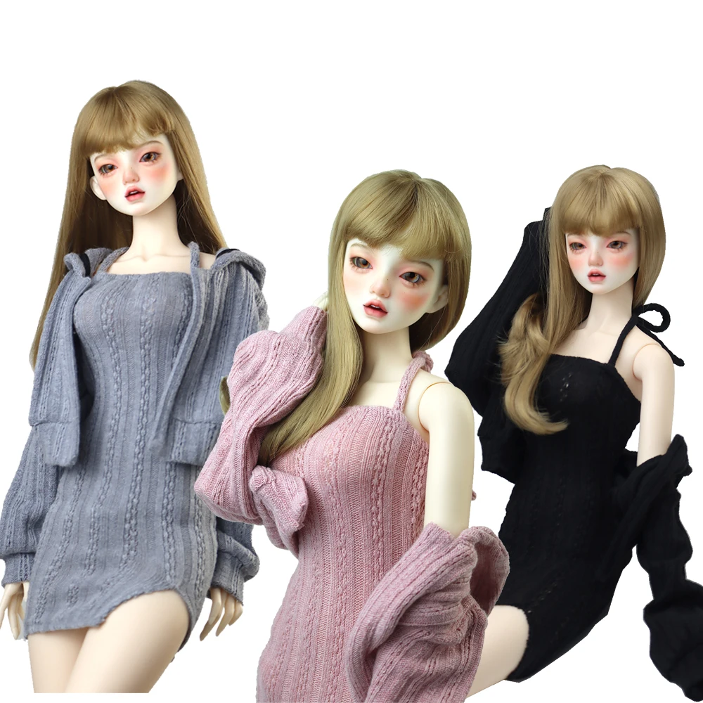 60cm 1/3 BJD Doll Clothes Fashion Knitted dress Sweater jacket coat