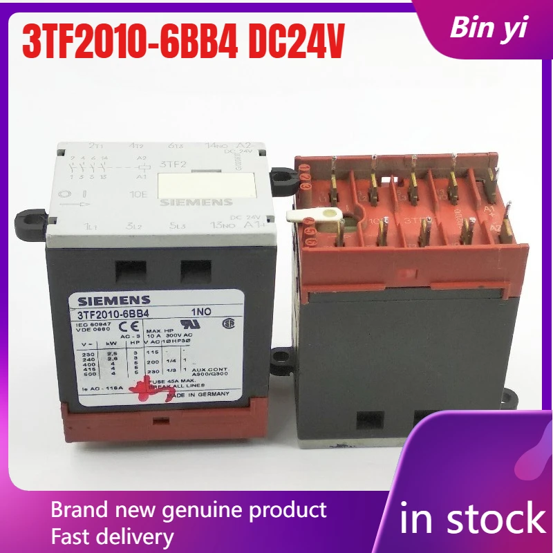 Second-hand 1pcs/lot 3TF2010-6BB4 DC24V 10A 10pins