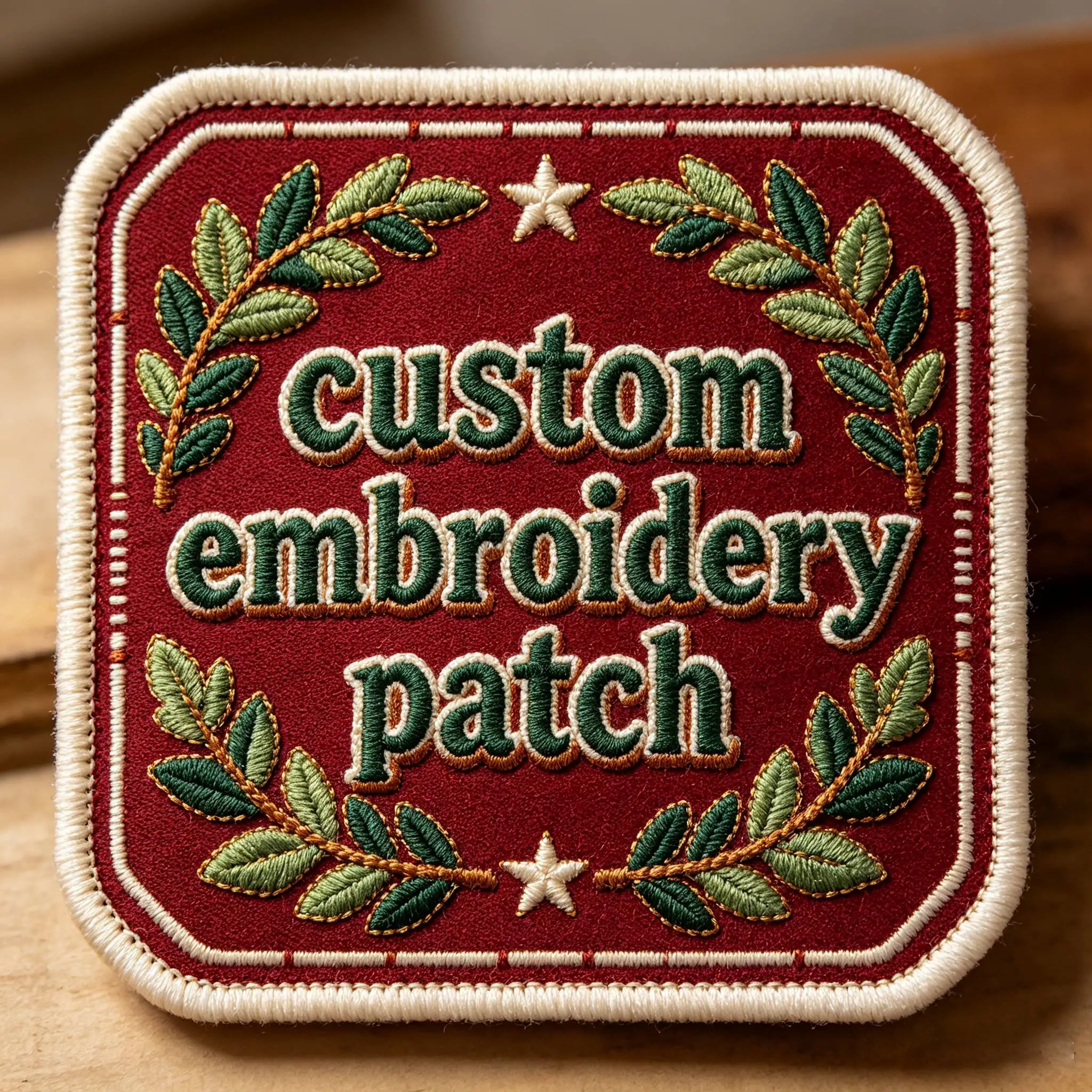 Custom Various Styles Embroidery Patches Personalized Your Own Patch Iron On Patches For Clothing Hook and Loop Embroidered DIY