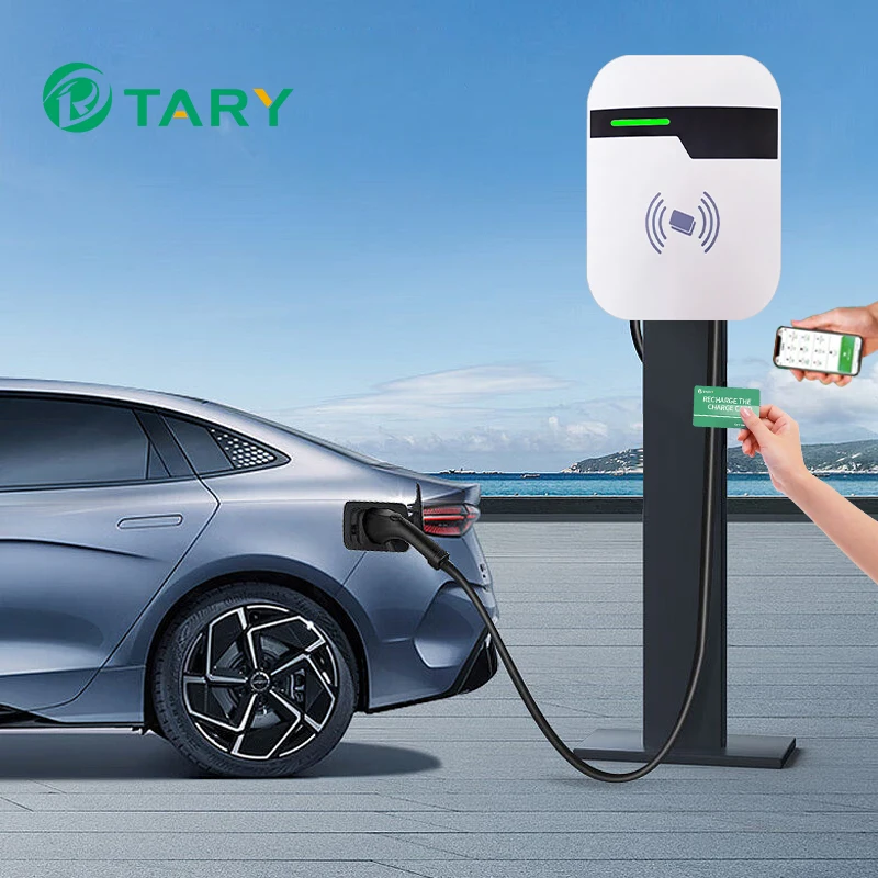 نوع المنزلية 2 EV شاحن ، الحائط ، وتتفاعل بطاقة التطبيق ، صندوق الحائط ، محطة شحن السيارات الكهربائية ، نوع 2 ، 7kW ، 11kW ، 22kW ، 16A ، 32A ، OEM