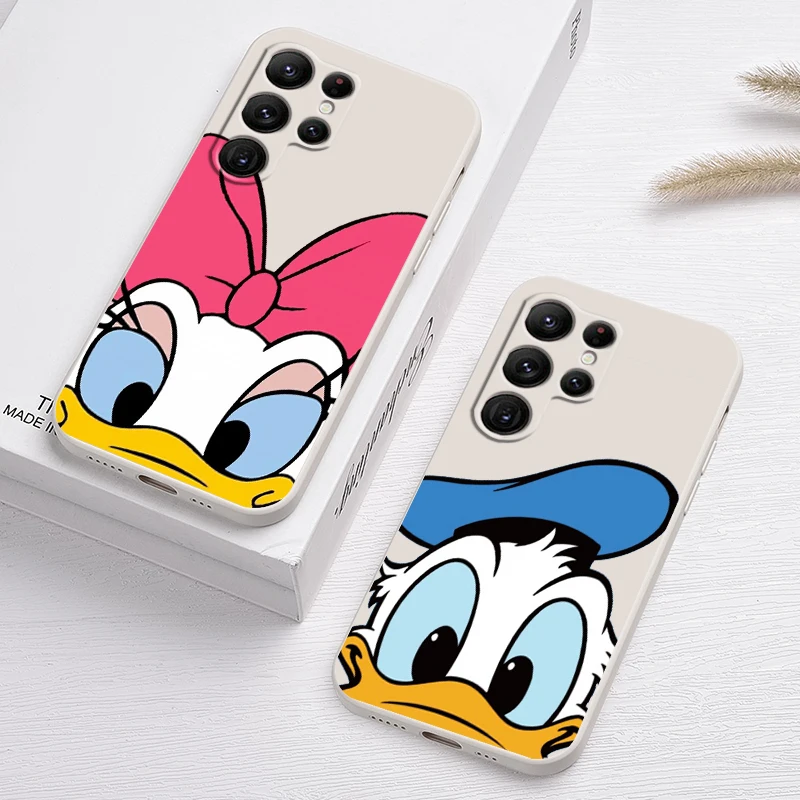 Daisys Partner Disneys For Samsung S24 S23 S22 Plus S21 Ultra 5G S10 4G FE Lite Liquid Left Rope Cover Capa Fundas Phone Case