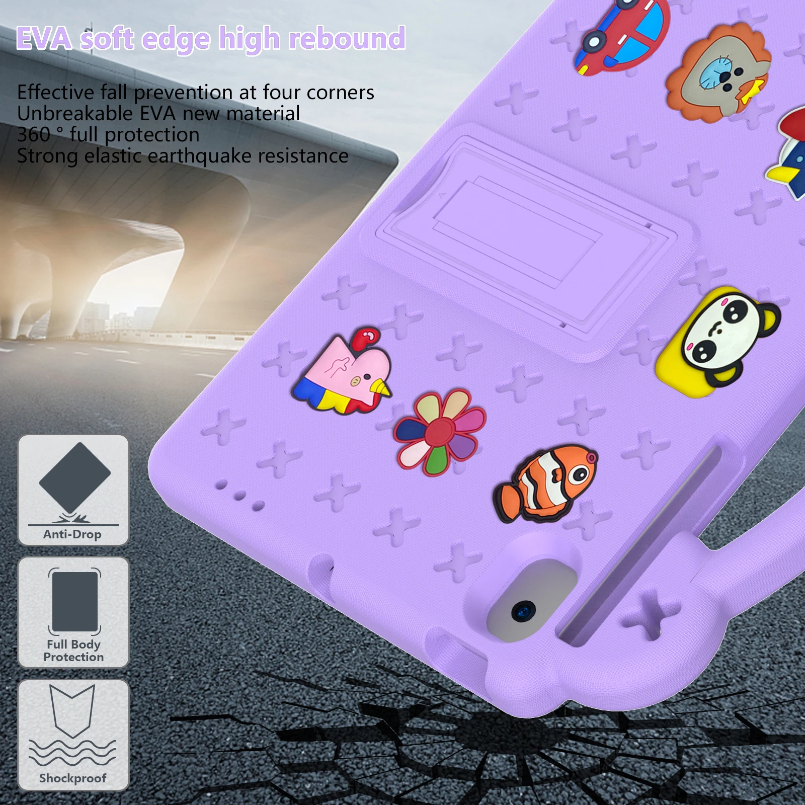 For Huawei MatePad Pro case 10.8 2019 2021 EVA Portable Kids Safe Shockproof Stand Tablet Cover MRR-W29 MRX-W09/W19/AL09/AL19