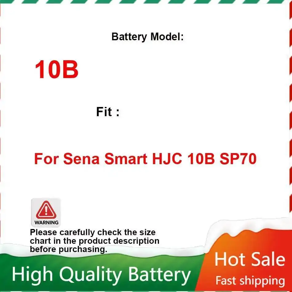 

Сменный аккумулятор 400 мАч для гарнитуры Sena SMART HJC 10B SP70, 3,7 В, 400 мАч, высококачественные аккумуляторы, гарантия + трек НЕТ