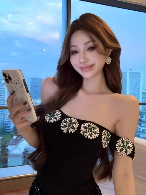 

Женская черная футболка Harajuku Y2k, футболки с круглым вырезом, винтажные эстетические футболки большого размера с короткими рукавами, модная одежда 2000-х годов