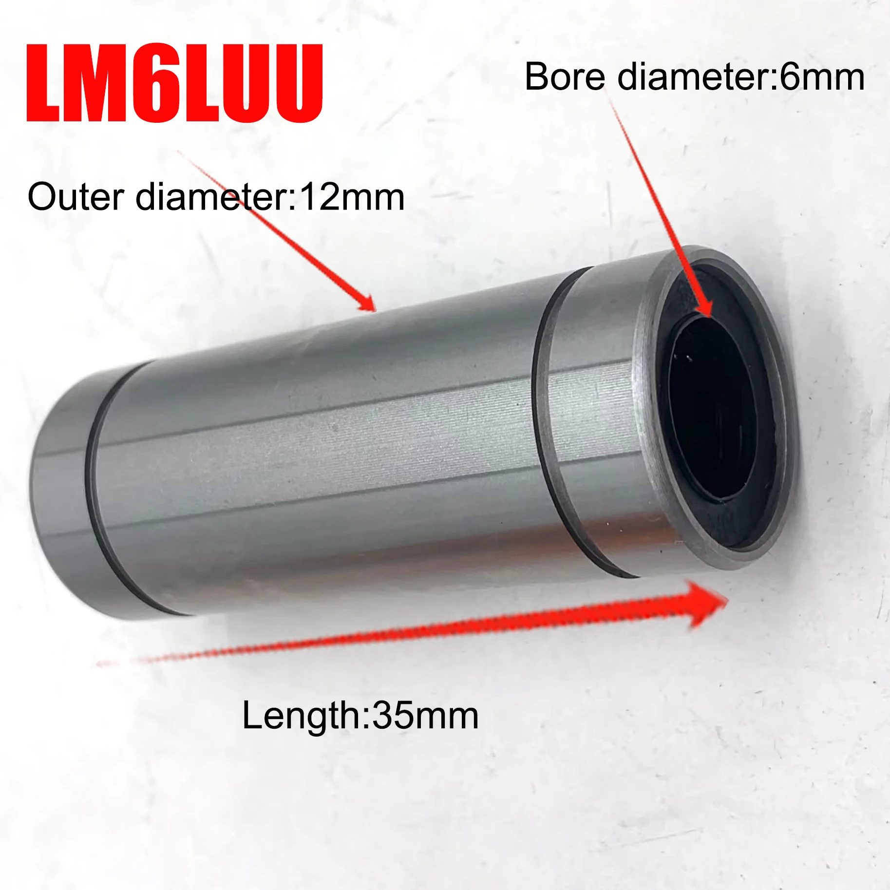 Original THK LM6LUU LM6 LM 6LUU linear bushings linear bearings shaft for CNC 3D printer LM guides