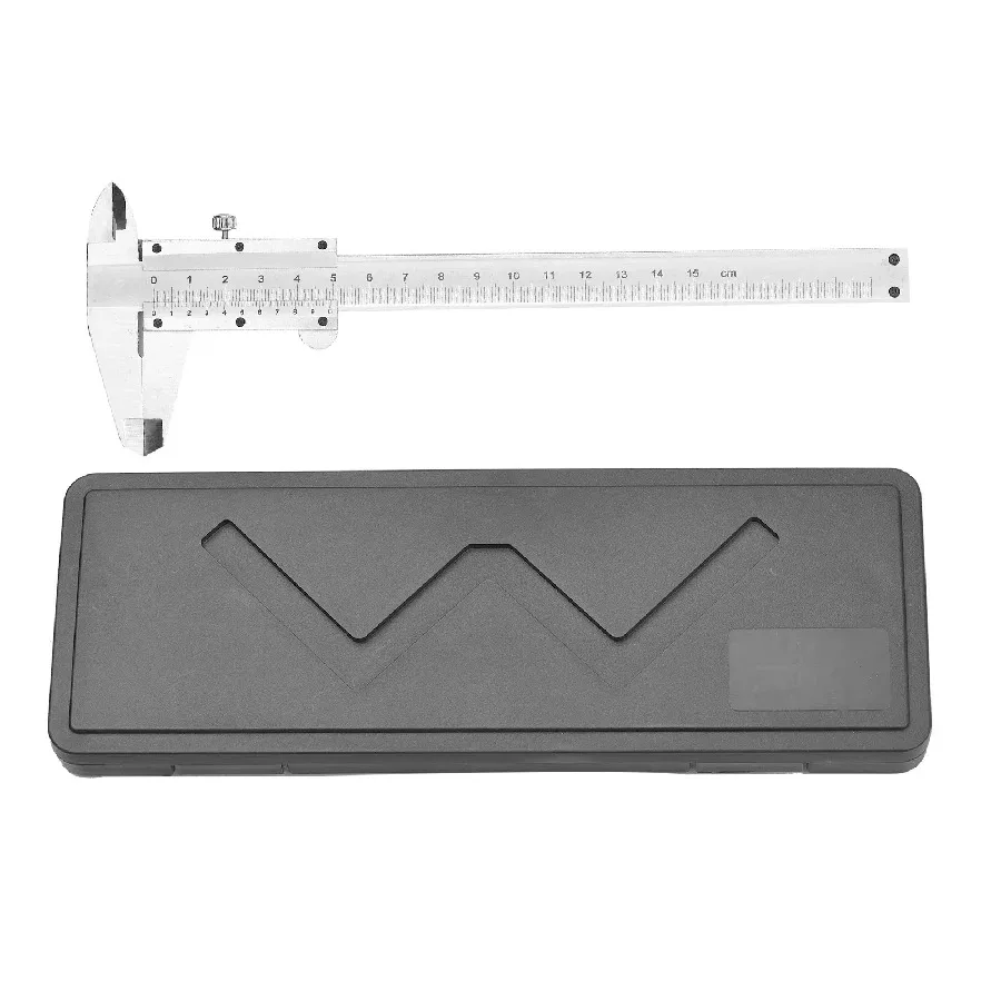 المهنية الفولاذ المقاوم للصدأ الورنية الفرجار مقياس 0-150 مللي متر انزلاق مقياس أداة القياس داخل خارج عمق خطوة ميكرومتر