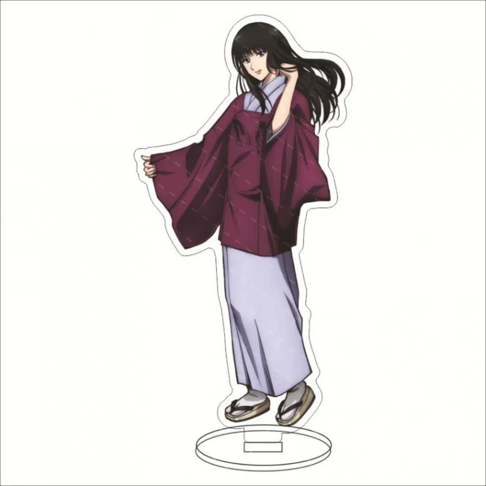 15CM Klassiker Anime Rurouni Kenshin Acryl Standmodell Cosplay Charaktere Ornament Zubehör Waren Sammlung Geschenke