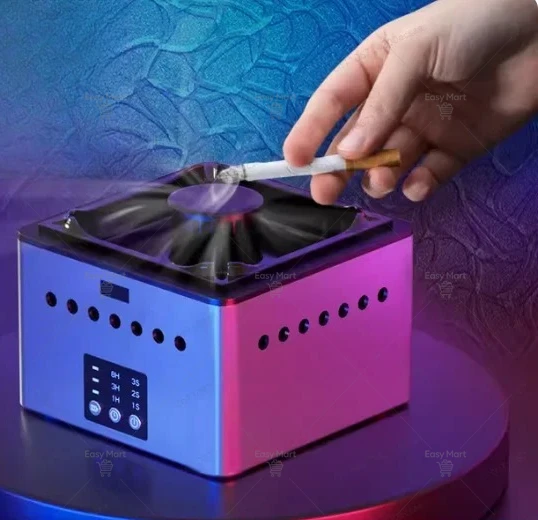 Smart ashtray air purifier with cover household creative high sense