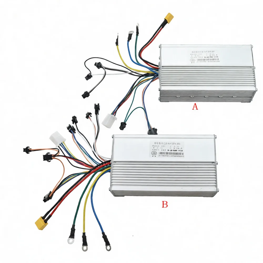Umbausatz für Elektroroller 60V 50A Doppelantriebsregler mit LCD-Anzeige und Gashebel Ersatzteile