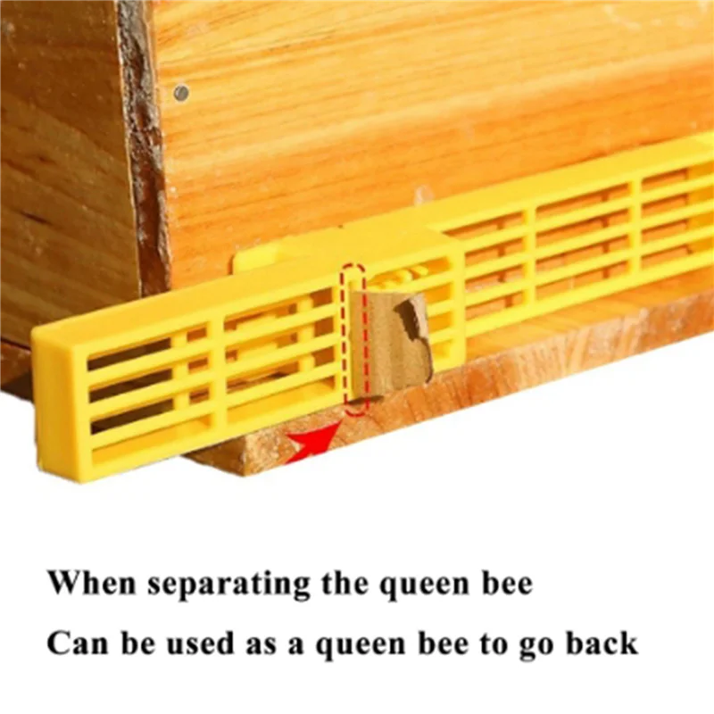 A03F-30X Design Small Bee Queen Entrance Gate Anti Flying Reducer Closer Porch Hive Also For Swarm Colony Release Drone Bee