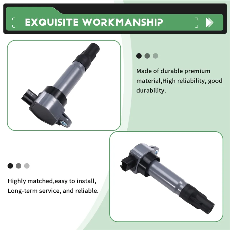 

F9-4PCS Car Ignition Coil Ignition Wire Circle MW250963 For Brilliance V5 1.6 MITSUBISHI