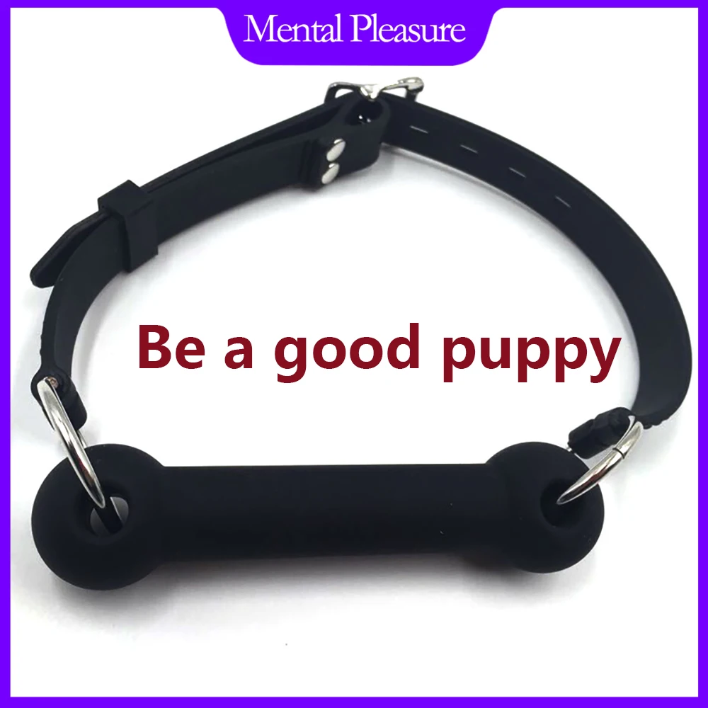 Flertar boca plug osso mordaça brinquedos sexuais silicone preto bondage bola mordaça restrições produtos adultos jogos bdsm para mulheres homens gay