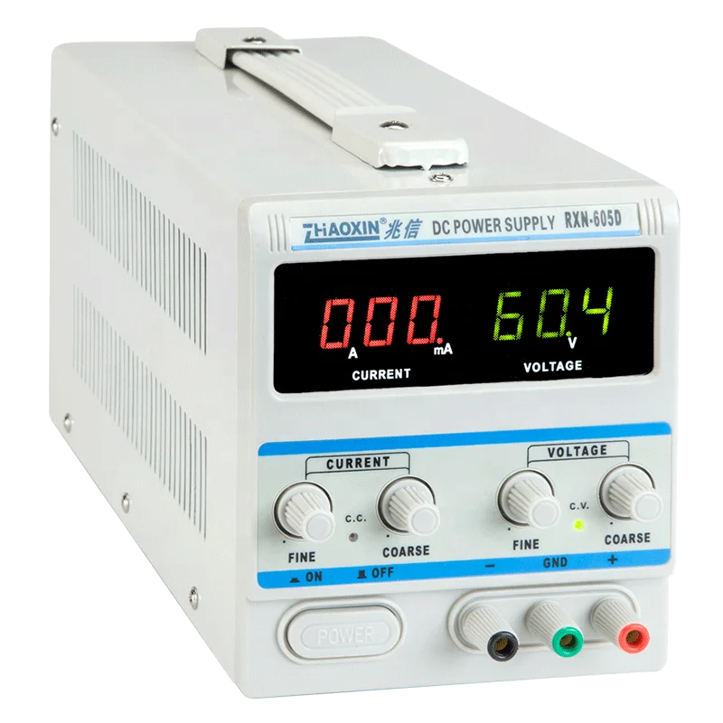 Zhaoxin RXN-605D Linear Adjustable DC Power Supply Power Station 60V 5A 300W Carton Package Single 220V Overload Protection 50hz