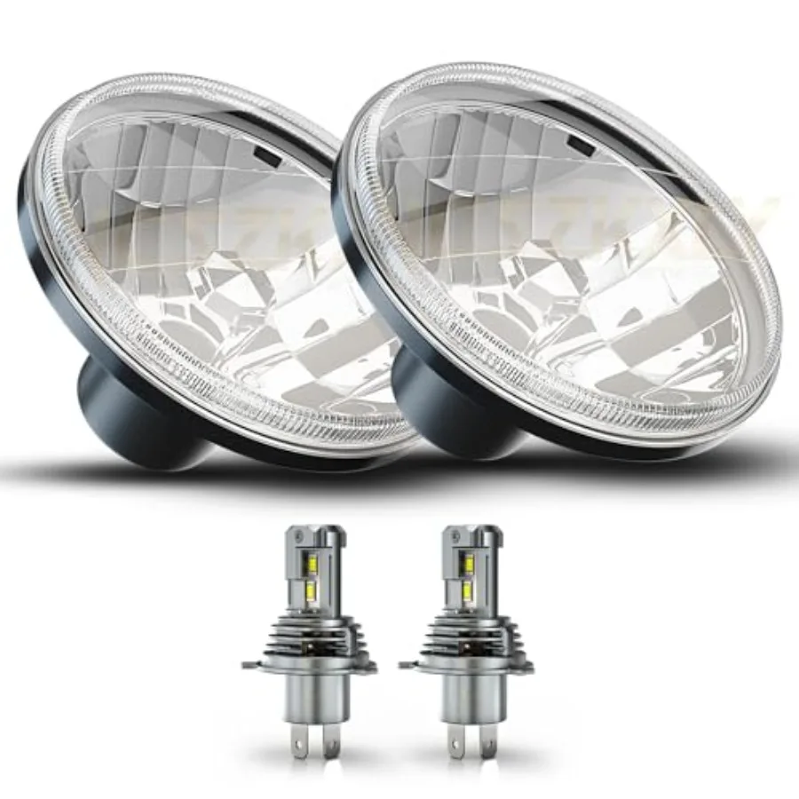 

2025 New 7 Inch Led Headlights Compatible for 2008 2009 2010 2011 2012 2013 2014 Toyota FJ Cruiser Headlights High Low Beam DOT