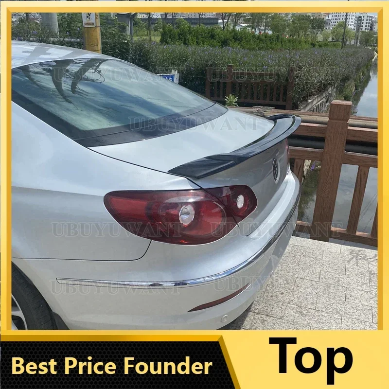 Rear Trunk Spoiler For Volkswagen VW Passat CC 2009-2018 ABS Plastic Gloss Black Spoiler Rear Trunk Wing Spoiler Car Styling