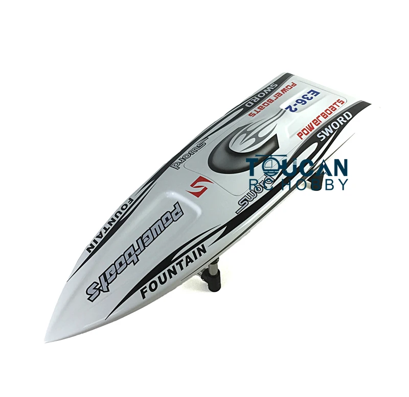 DTRC Toucanhobby E36 Prepainted White Electric Racing KIT RC Boat Hull Only for Advanced Player