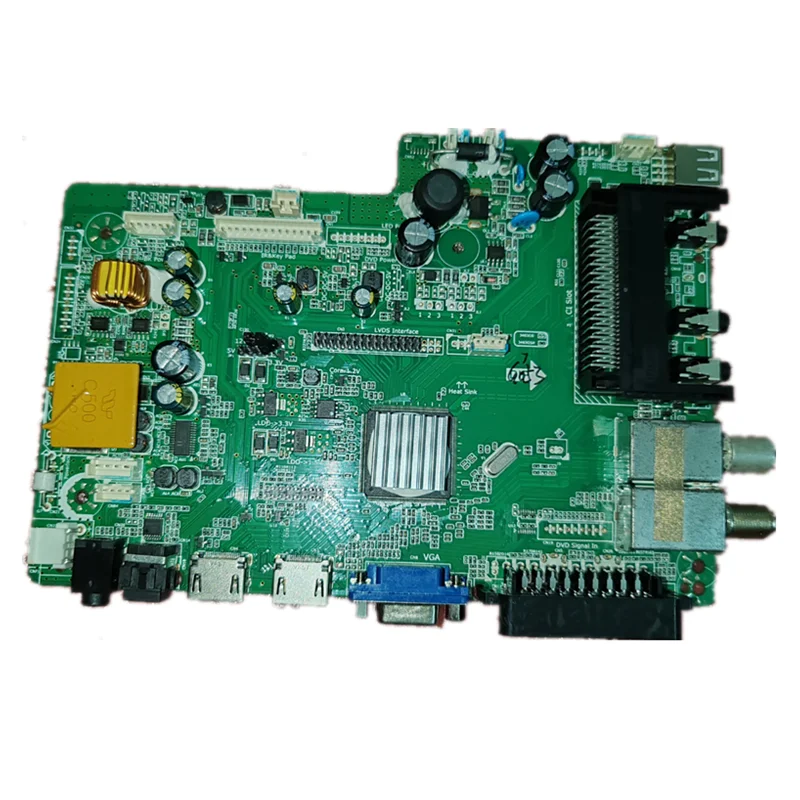 تم اختبار اللوحة الأم للتلفزيون J1 V1.1 LED بشكل جيد J1 V1.1-A لاختبار 36-41 فولت 600 مللي أمبير، صورة مادية،