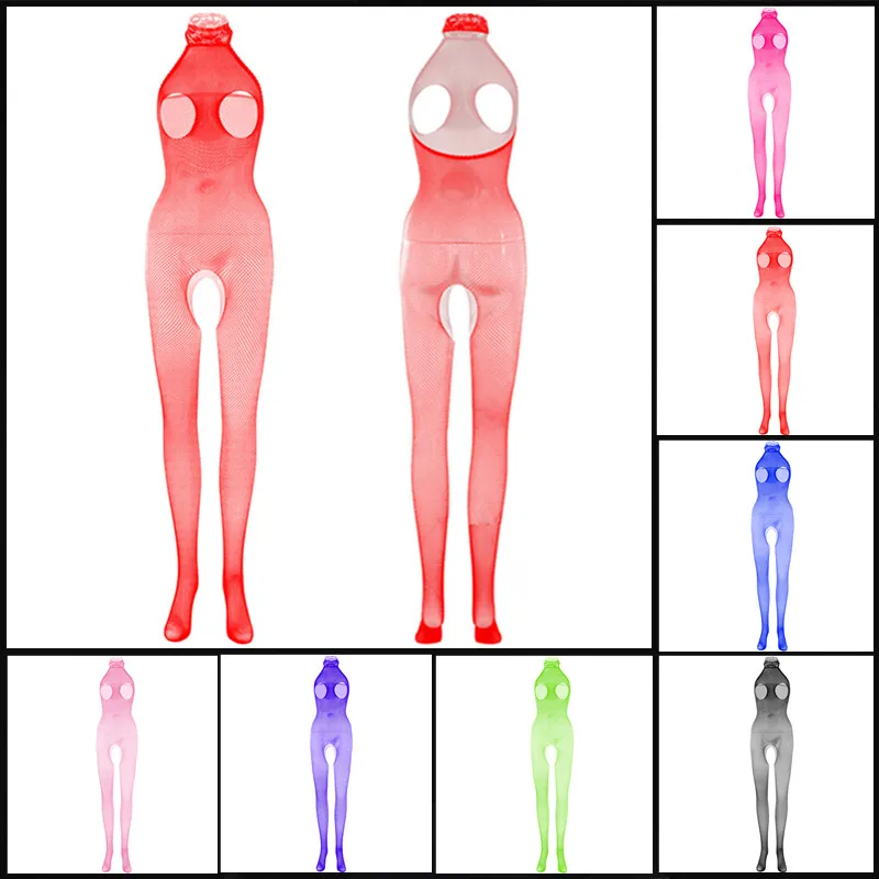 

Женские чулки для тела, женское нижнее белье, сексуальный комбинезон с открытой промежностью, сетчатые колготки в сетку, эротическое белье, одежда для сна, комбинезон