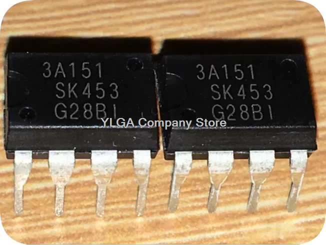 Brand new original imported genuine STR3A151 DIP-8 straight insertion 8-pin, easy to replace 3A151     5PCS