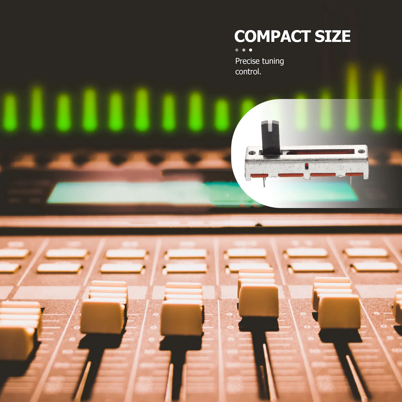 

4pcs Straight Slide Potentiometer Mixer Fader Replacement Linear Tuning Tool Audio Replacement Slide Potentiometer Performance