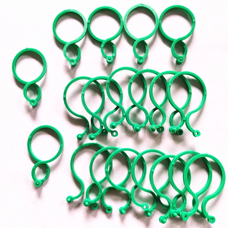 

30/50pcs Plant Clips for Supporting and Attaching Plants Plant Clips Climbing Plants Bundled Buckle Ring Holder Garden Accessory