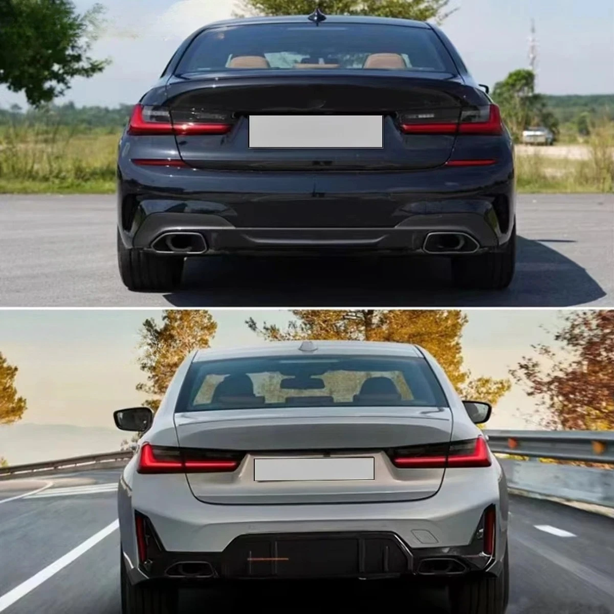 For 3 SERIES G20 2019-2022 . Alterated to G20 2023 Grille Headlight Bumpers Body Kit