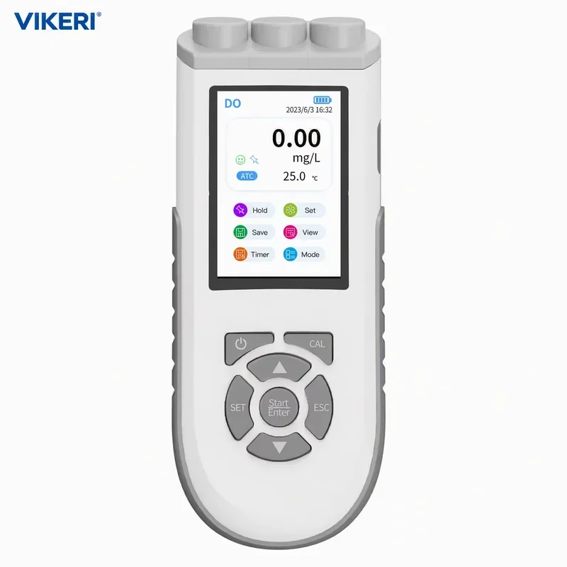 for VIKERI PCD10 Portable Multi-parameter Water Quality Analyzer Optical Dissolved Oxygen DO pH Conductivity TDS Salinity