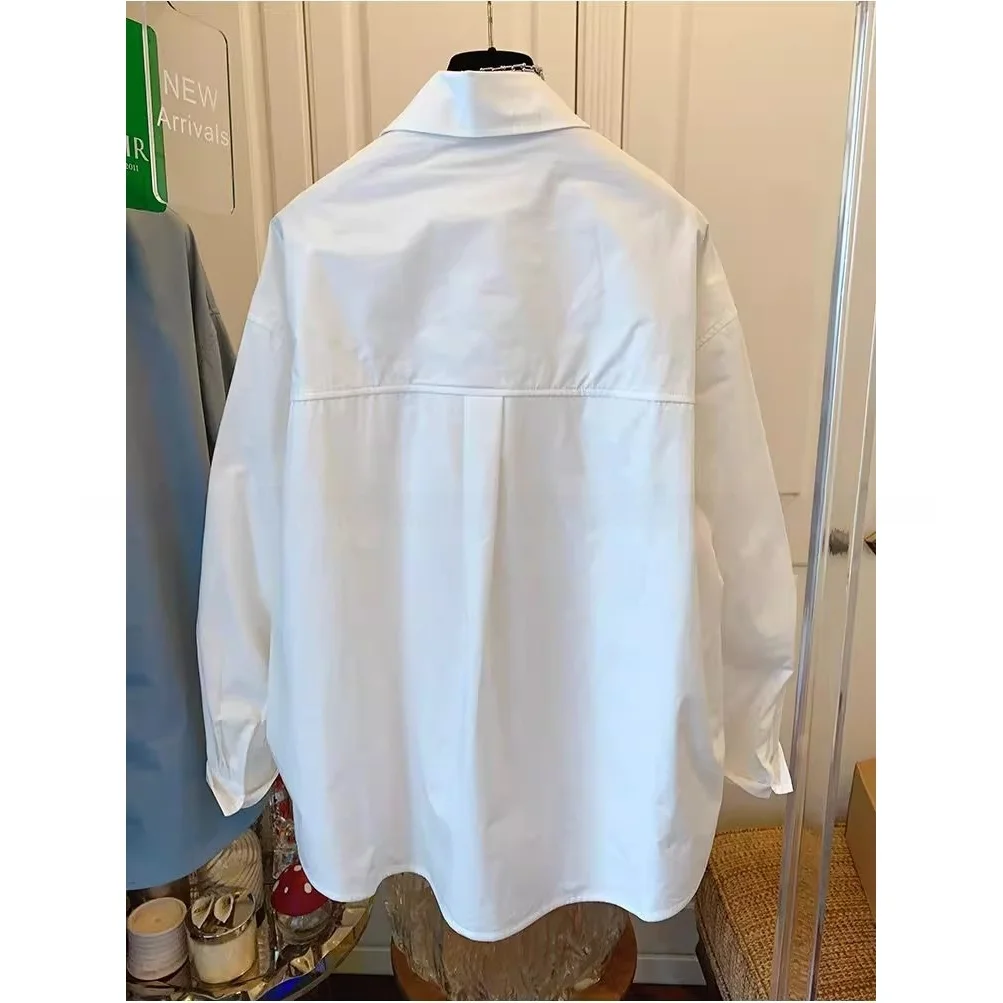 Extra grande 300 Pou azul Casual largo Sve hombres irt otoño cubierta diseño antiguo moda poliéster suelta ajuste Faionable