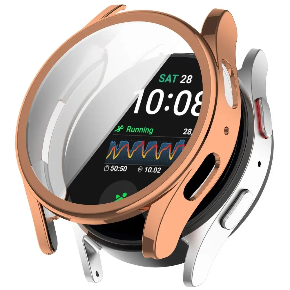 TPU Schutzhülle Anti-Kratzer Stoßstange Displays chutz zubehör Smart Watch Cover Shell für Samsung Galaxy Uhr 7 40/44mm