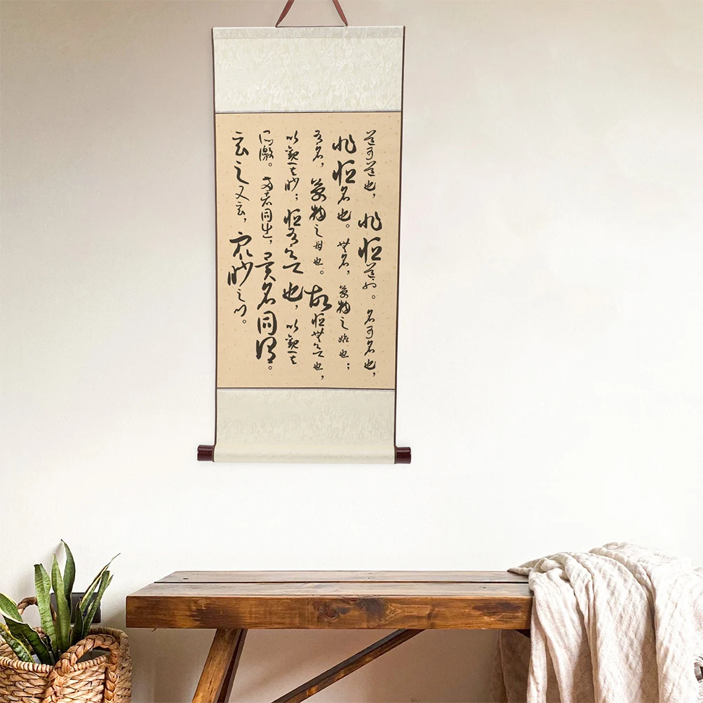 

3pcs Blank Scroll Calligraphy Paper Vintage Rice Parchment for Writing Painting Home Supplies Durable Portable Gift
