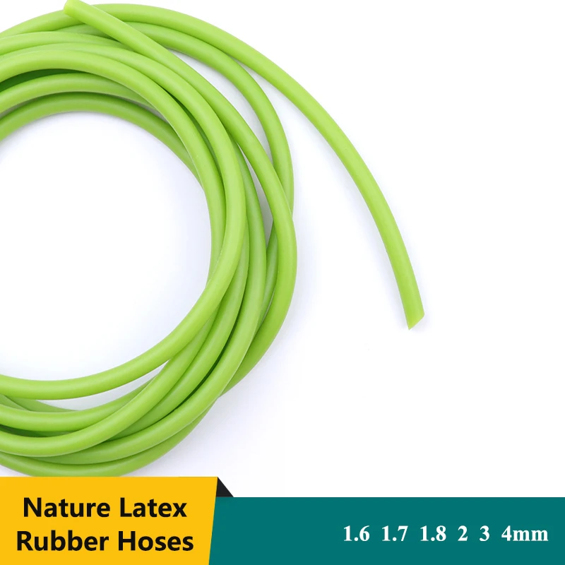 1~10m Green Nature Latex Rubber Hoses High Resilient Tension Belt Surgical Medical Tube Speargun Band Slingshot Catapult