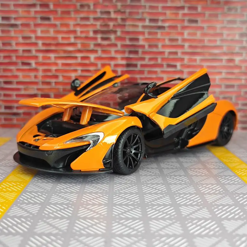 

rastar 1:24 McLaren P1 alloy car model ornaments static collection Butterfly doors can be opened fine workmanship good quality