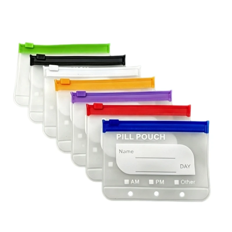 E8BD Frosted Travel Bag Set with Label Panel for Small Item Sorting