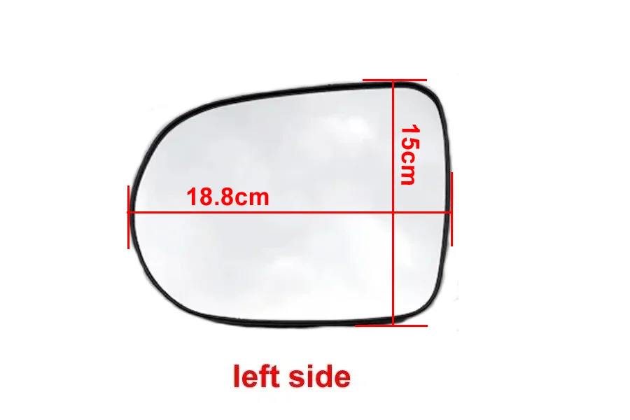 Car Mirrors For Lexus RX RX270 RX350 RX450 2009-2014 Auto Side Rearview Mirror Glass Rear View Mirrors Lens with Heating