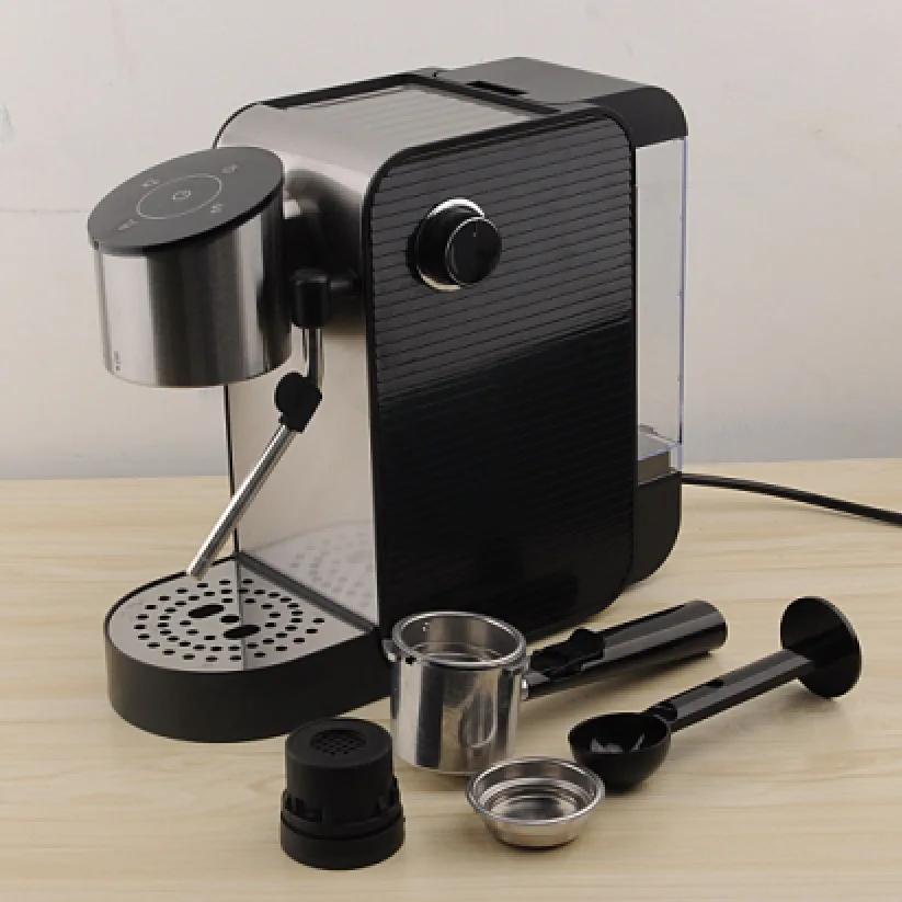 Home Italian Semi-automatic Coffee Machine Espresso Coffee Maker with Steam 2 in 1  Coffee Machine Low Price