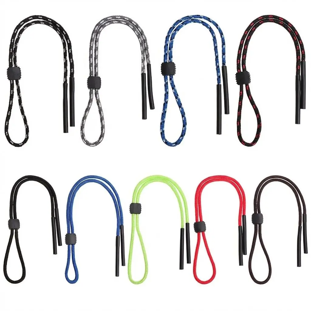 Durable Comfortable Candy Color Interchangeable Anti-slip Eyeglass Lanyard Sun glasses Rope Glasses Chain Eye Wear Accessories