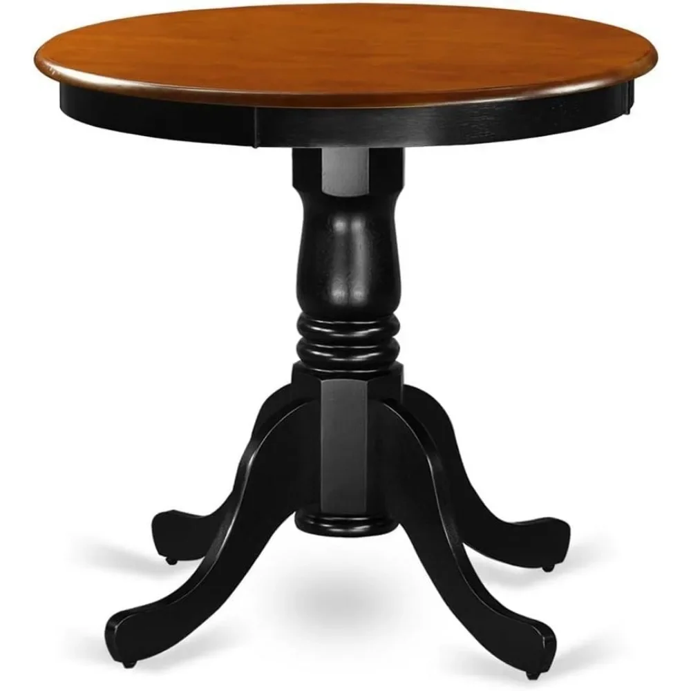 Table - a Round Dining Table Top with Pedestal Base, 30x30 Inch