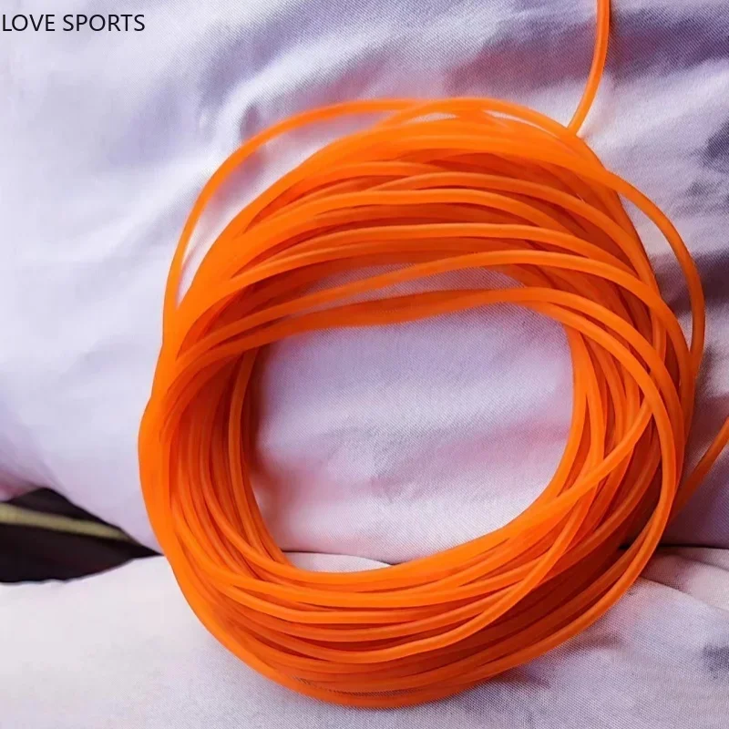Nieuwe 20M Diameter 1.6 2.0 2.5 2.8 3.0mm Rubber Effen Elastische Rubberen Lijn voor Vissen Traditioneel Niveau Ronde Elastisch Touw voor Mannen