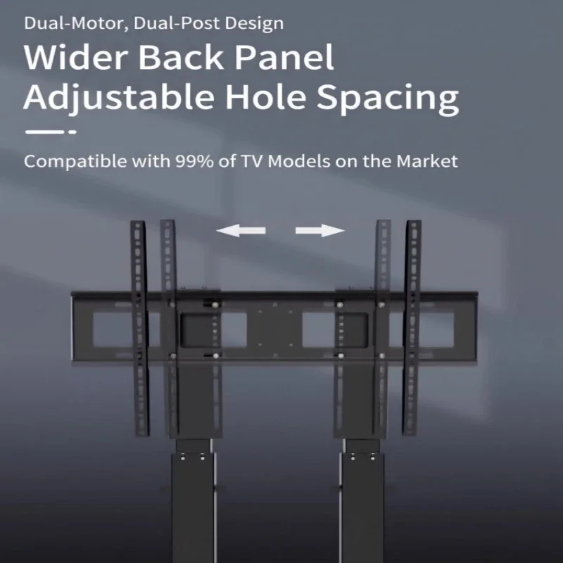 Electric Motorized TV Lift Stand Automatic Height Adjustable TV Bracket Hidden TV Mount for Large Screen Television