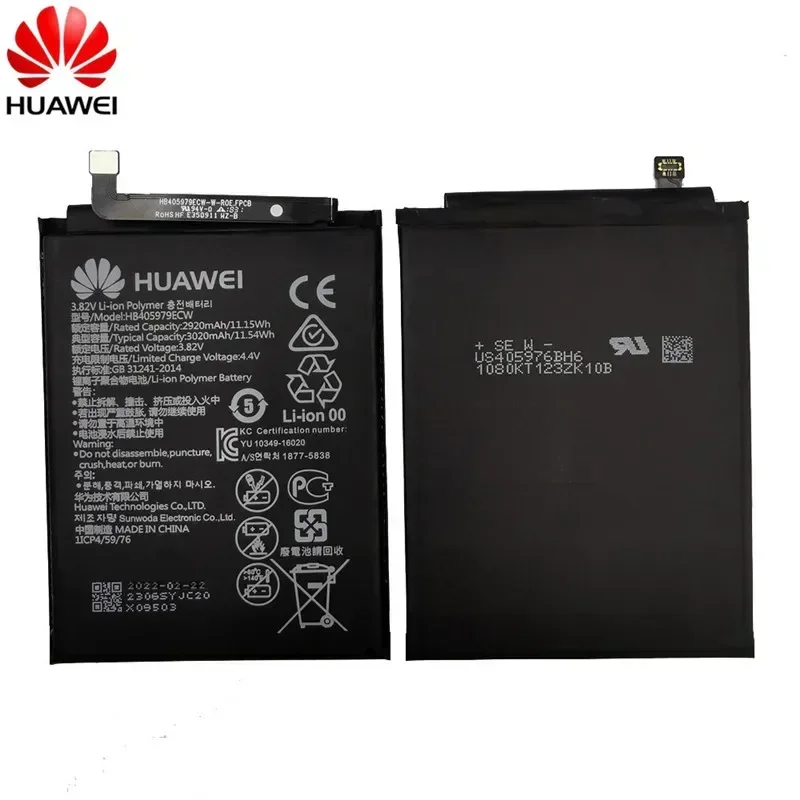 Hua Wei Original Phone Battery HB405979ECW For Huawei Nova  Enjoy 6S  Honor 6A 6C 8A  7A Pro  Y5  Y6 Pro  P9 Lite Mini