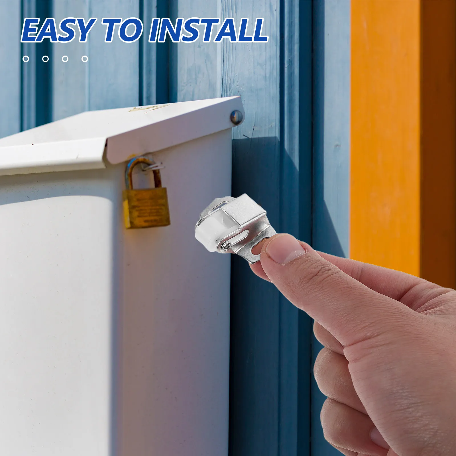 

10 комплектов замков-защелок для почтовых ящиков, сменные железные роликовые защелки для почтовых ящиков и дверей, фурнитура для обеспечения безопасности, обслуживание почтовых ящиков