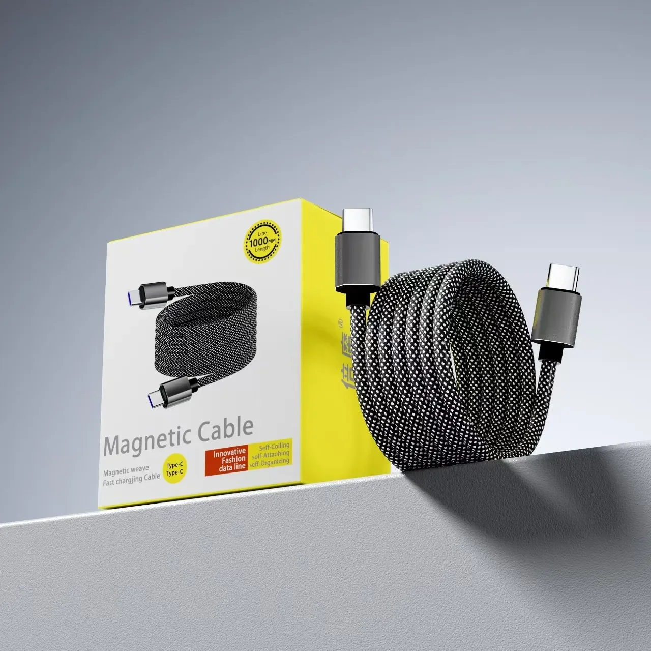 

65W Magnetic Cable USB C To Type C Fast Charger for iPhone16 17 Xiaomi USB A To TypeC Data Charging Wire tablets MacBook Samsung