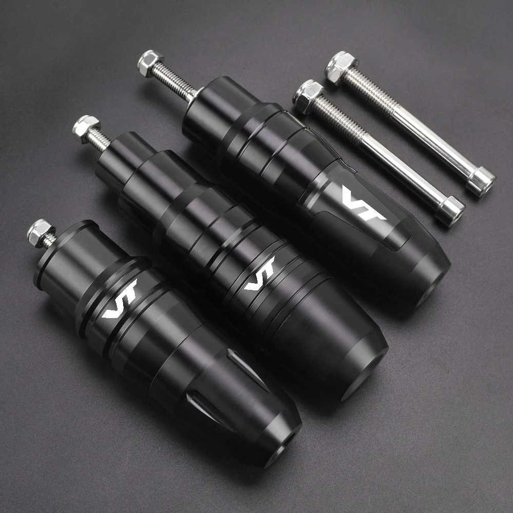 

FOR HONDA VT1100 VT250 VT600 VT750 C2 Motorcycle CNC Aluminum Crash Pads Exhaust Sliders Crash Protector Accessoires