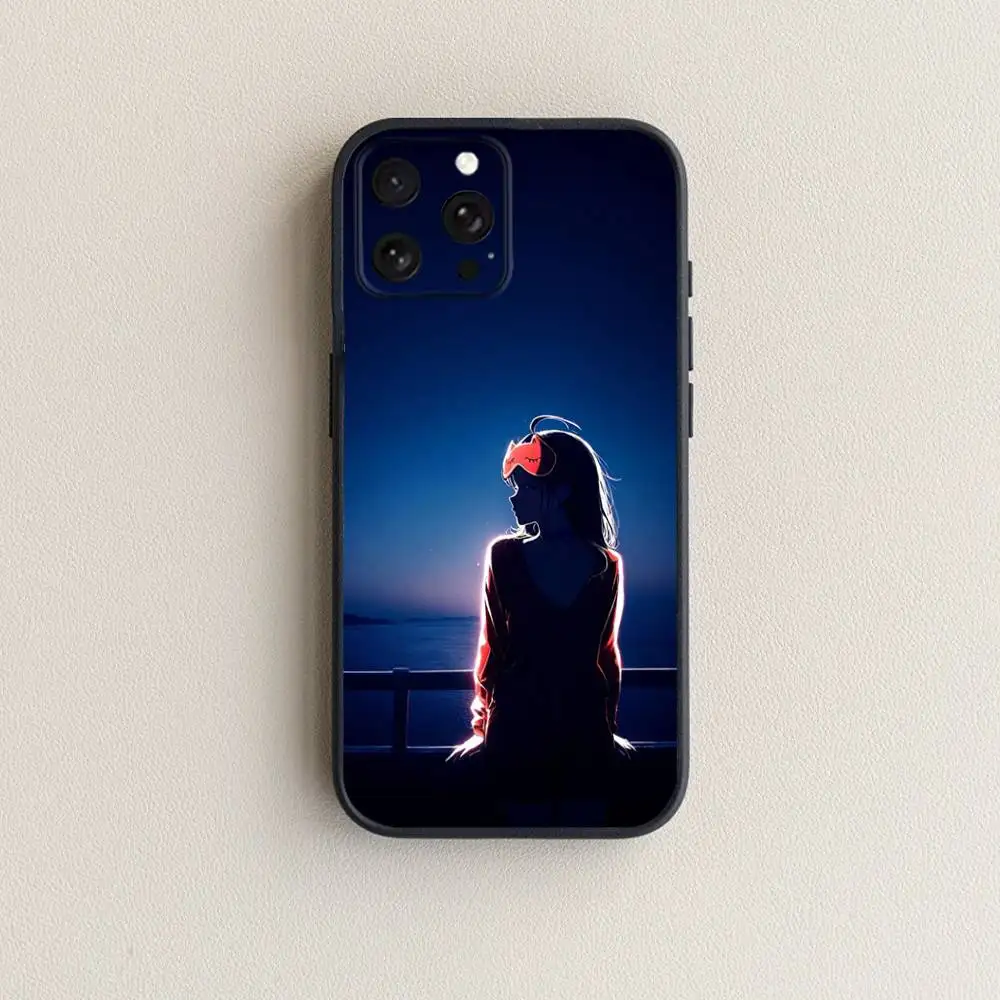 ゲームM-MiSideキュートなミタ風スマホケース iPhone 17、16、15、14、13、12、11 Plus、Pro Max、XS、X、XR、SE、Mini、8、7対応 ソフトシリコン製ブラックカバー