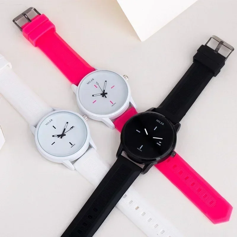 

Модные повседневные белые часы, женские кварцевые наручные часы с большим циферблатом и силиконовым ремешком, женские часы унисекс, часы для пар, Relogio Feminino