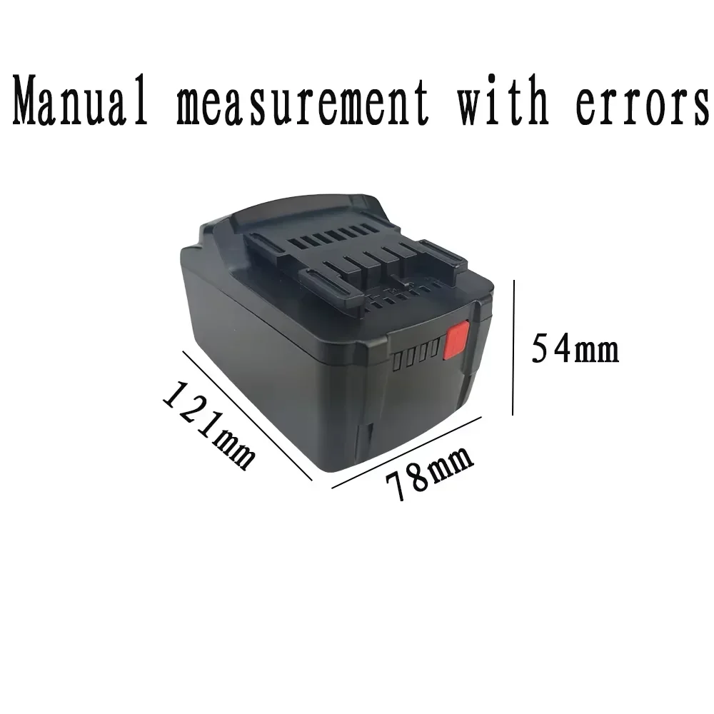 18V 5200mah Battery for Metabo Cordless Power Tool Drill Drivers Wrench Hammers for Metabo 18V Battery 5.2Ah 625592000 625591000